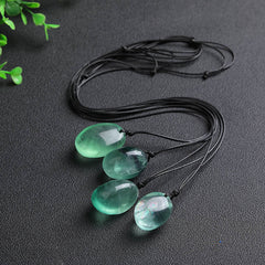 Green Fluorite Necklace Pendant