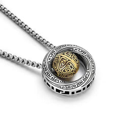 Mobius Lucky Bead Copper Wealth Necklace Pendant