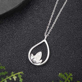 925 Sterling Silver Lotus Flower Necklace Pendant