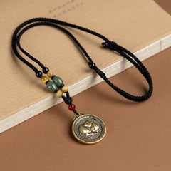 12 Chinese Zodiac Blessing and Fortune Necklace Pendant