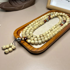 108 Mala Beads Bodhi Seed Dzi Bead Evil-Repelling Bracelet