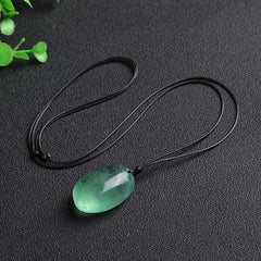 Green Fluorite Necklace Pendant