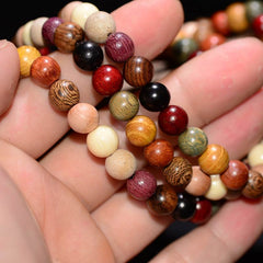 108 Beads Wenge Wood Mala Meditation Bracelet