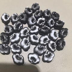 Natural Silver Sheen Obsidian Auspicious Clouds Necklace Pendant