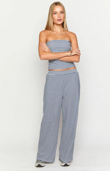 Flo Navy Stripe Wide Leg Pants
