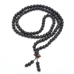 Natural Lava Rock 108 Beads Protective Bracelet