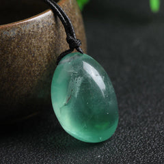 Green Fluorite Necklace Pendant