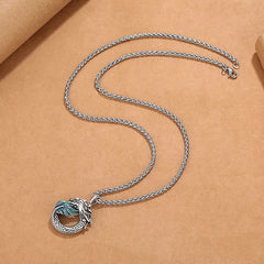 Renbeads Tibetan Copper Dragon Strength Necklace