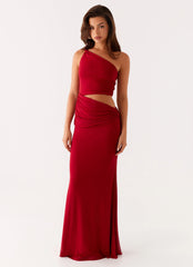 Three Wishes Maxi Dress - Raspberry