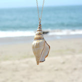 Natural Conch Shell Lucky Necklace Pendant