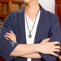 Jade PiXiu Wealth Luck String Necklace Pendant