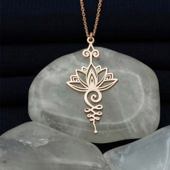 Lotus Luck Wealth Necklace Pendant