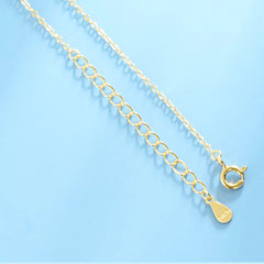 925 Sterling Silver Peace Buckle Ginkgo Leaf Necklace Pendant with Jade