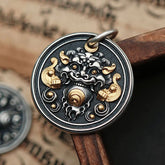 Tibetan Kirtimukha Amulet Healing Necklace Pendant