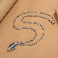 Tibetan Om Mani Padme Hum Rotatable Necklace Pendant