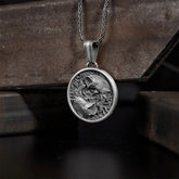 Pure Tin Polished Koi Fish Wealth Necklace Pendant