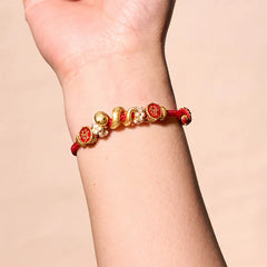 925 Sterling Silver Copper Coins Wealth The Year of the Snake 2025 Red String Protection Set