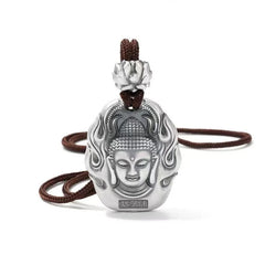 Chinese Zodiac Natal Buddha Om Mani Padme Hum Lotus Compassion Necklace Pendant