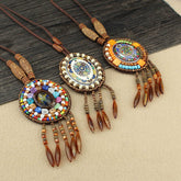 Mandala Pattern Beads Creative Necklace Pendant