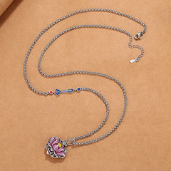 Renbeads Tibet Copper Lotus Luck New Begining Necklace Pendant