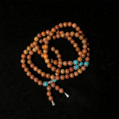 108 Mala Beads Healing Bracelet Made of Bian Stone