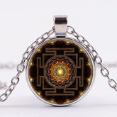 Sacred Yantra Time Gemstone Necklace