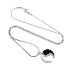 Yin Yang Titanium Steel Harmony Necklace Pendant