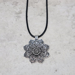Tibetan Lotus Blessing Necklace Pendant
