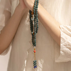 Renbeads 108 Beads Bodhi Seed Blessing Meditation Bracelet Mala