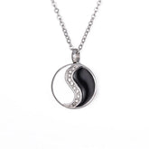 Yin Yang Titanium Steel Harmony Necklace Pendant