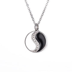 Yin Yang Titanium Steel Harmony Necklace Pendant