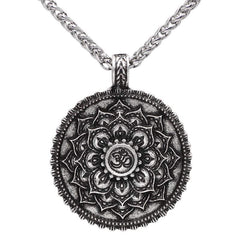 Six True Words Love Peace Flower Pattern Necklace (Extra 35% Off | USE CODE: FS35)