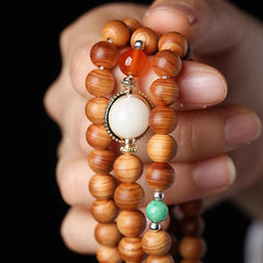 Tibetan Rosewood Mala Healing Jewelry