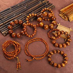 Golden Sea Willow Success Bracelet Mala