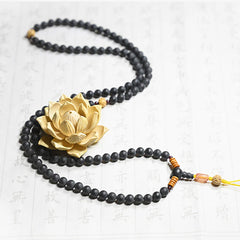 Tibetan Mala Cypress Bodhi Seed Red Agate Healing Bracelet