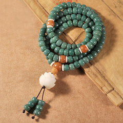 Lotus Cyan Bodhi Seed Success Bracelet