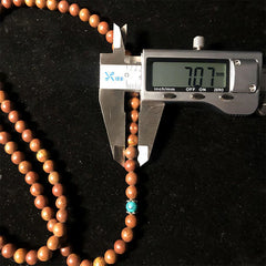 108 Mala Beads Healing Bracelet Made of Bian Stone
