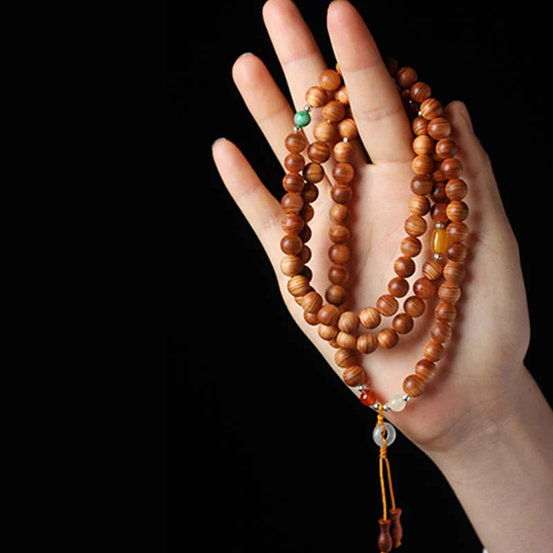 Tibetan Rosewood Mala Healing Jewelry