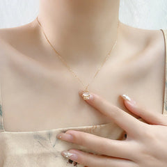 925 Sterling Silver Chalcedony Formless Buddha Positive Necklace Pendant