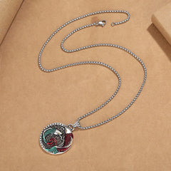 Renbeads Tibetan Copper Koi Fish Healing Necklace