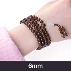 108 Mala Beads Rosewood Jade Calm Bracelet