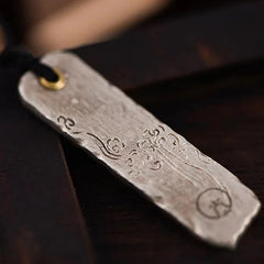 Making A Fortune Chinese Character Copper Coin Wealth Necklace Pendant