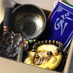 Tibetan Om Mani Padme Hum Gift Set