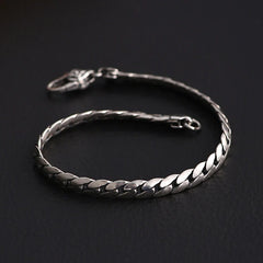 Double Dorje Vajra Strength Punk Copper Chain Bracelet Necklace