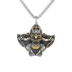 Tibet Garuda Bird Copper Protection Necklace Pendant