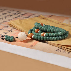 Lotus Cyan Bodhi Seed Success Bracelet