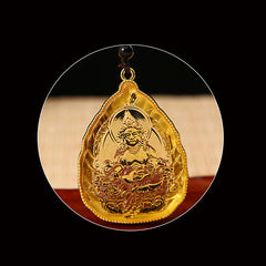 Renbeads Tibetan Buddha Liuli Crystal Serenity Necklace Pendant