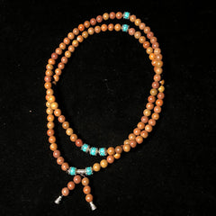 108 Mala Beads Healing Bracelet Made of Bian Stone