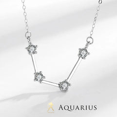 925 Sterling Silver 12 Constellations Astrology Blessing Necklace Pendant