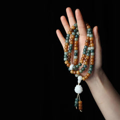Bodhi Lotus Mala Harmony Jewelry Set